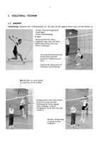 Vorschau - Test - AA2 Volleyball Skript für den Theorietest in der Oberstufe VB Theorie Gymnasium - Deckblatt