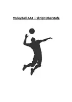 Vorschau - Test - AA1 Volleyball Skript für den Theorietest in der Oberstufe VB Theorie Test - Seite 1