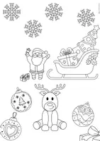 Vorschau - Arbeitsblätter - Lesen und Malen Weihnachten Leseförderung - Seite 3