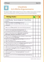 Vorschau - Mal- und Bastelvorlagen - Checkliste und Schnipsel für eine Schreibkonferenz zur schriftlichen Argumentation - Seite 2