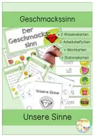 Vorschau - Arbeitsblätter - Unsere Sinne - Geschmackssinn - Deckblatt