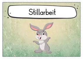 Vorschau - Poster - Lautstärkeregler - Hase für die Hasenklasse - Visualisierung - Seite 1