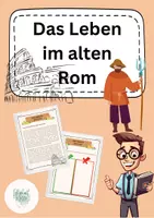 Vorschau - Arbeitsblätter - Das Leben im alten Rom - Deckblatt