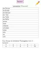 Vorschau - Arbeitsblätter - Lernwörter passend zum Jo-Jo Sprachbuch 2 aus dem Cornelsen Verlag - Seite 2
