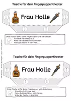Vorschau - Arbeitsblätter - Frau Holle - Fingerpuppen zum Märchen - Seite 3