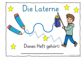 Vorschau - Unterrichtsreihen - Die Laterne - Mein erstes Lernheft - für Vorschule, Inklusion, Förderschule, 1. Klasse - Seite 1