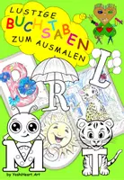 Vorschau - Mal- und Bastelvorlagen - Lustige-Buchstaben-Ausmalbilder - Deckblatt