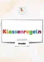 Vorschau - Poster - Klassenregeln :) - Deckblatt