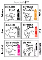 Vorschau - Arbeitsblätter - DaZ_Bauernhoftiere_und_Farben - Seite 3