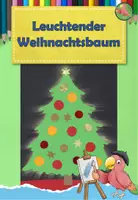 Vorschau - Mal- und Bastelvorlagen - Kunst Weihnachten, Weihnachtsbaum malen, Grundschule - Deckblatt