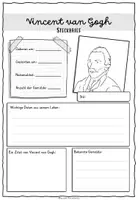 Vorschau - Text - Vincent van Gogh: Infotext & Steckbrief - Seite 1