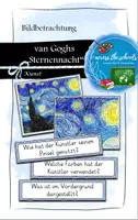 Vorschau - Bildkarten - Van Goghs Sternennacht: Bildbetrachtung mit Leitfragen - Deckblatt
