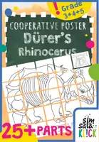 Vorschau - Mal- und Bastelvorlagen - Coopertive Poster: Albrecht Dürer's Rhinoceros ENGLISH - Deckblatt