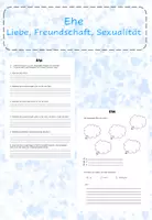 Vorschau - Arbeitsblätter - Ehe - Liebe, Freundschaft und Sexualität - Deckblatt