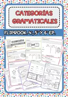 Vista previa - Hojas de trabajo - FLIPBOOK CATEGORIAS GRAMATICALES. @xiz.maxico - Portada