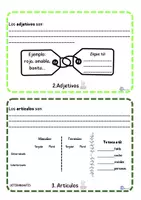 Vista previa - Hojas de trabajo - FLIPBOOK CATEGORIAS GRAMATICALES. @xiz.maxico - página 3