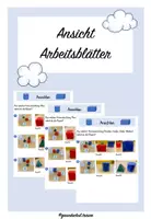Vorschau - Arbeitsblätter - Geometrie Ansichten - Deckblatt