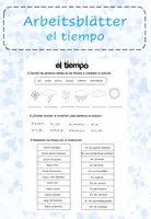 Vorschau - Arbeitsblätter - Arbeitsblätter Wetter - el tiempo - Deckblatt