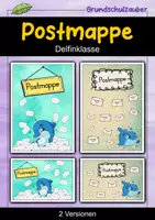 Vorschau - Anderer Materialtyp - Postmappe - Delfin für die Delfinklasse - 2 Versionen - Deckblatt