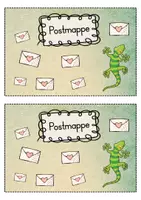 Vorschau - Anderer Materialtyp - Postmappe - Eidechse für die Eidechsenklasse - 2 Versionen - Seite 2