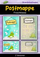 Vorschau - Anderer Materialtyp - Postmappe - Frosch für die Froschklasse - 2 Versionen - Deckblatt
