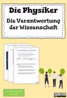 Vorschau - Arbeitsblätter - Die Physiker - Verantwortung der Wissenschaft - Deckblatt