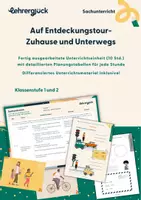 Vorschau - Unterrichtsreihen - Unterrichtseinheit Sachunterricht_Auf Entdeckungstour - Deckblatt