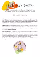 Vorschau - Stundenentwürfe - Kinderyoga: Reise nach Bhutan - Seite 1