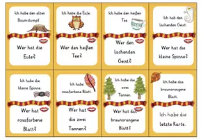 Vorschau - Spiele - Lesespiel: Herbst (Kl. 2/3) - Seite 3