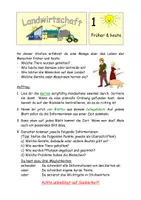 Vorschau - Stundenentwürfe - Landwirtschaft 1 - früher und heute - Seite 1