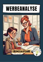 Vorschau - Arbeitsblätter - Analyse einer Werbeanzeige (Übungsaufgabe) - Deckblatt