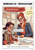 Vorschau - Arbeitsblätter - Analyse einer Werbeanzeige (Übungsaufgabe) - Seite 1