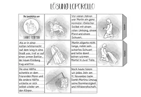 Vorschau - Arbeitsblätter - Produktorientierter Schreibspaziergang Leporello Sankt Martin - Seite 3