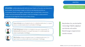 Vorschau - Arbeitsblätter - Excel - Einführung Funktionen - Seite 2