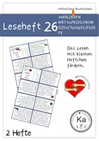 Vorschau - Arbeitsblätter - Leseheft 26 -Pf- Klasse 1 Faltheft - Deckblatt