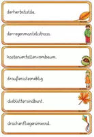 Vorschau - Aufgabenkarten - Herbstliche Schlangensätze - Seite 3