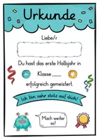 Vorschau - Anderer Materialtyp - 6 verschiedene Monster Urkunden für die Monsterklasse - Seite 2