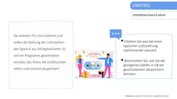 Vorschau - Arbeitsblätter - Eindimensionaler Array mit C# - Komplett vorbereitete Stunde - Seite 2