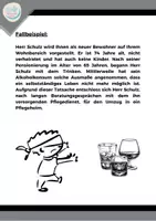 Vorschau - Arbeitsblätter - Fallbeispiel Sucht und Abhängigkeit - Seite 1