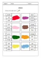 Vorschau - Arbeitsblätter - Englisch "Colours" Arbeitsblätter (differenziert) - Seite 3