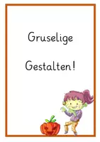 Vorschau - Fördermaterial/Inklusion - Klettmappe Wörter lesen Halloween - Seite 2