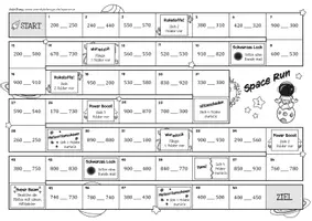 Vorschau - Arbeitsblätter - Zahlen vergleichen im ZR 1000 - Spiel (Spacerun) - Seite 3