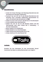 Vorschau - Arbeitsblätter - Fallbeispiel Dienstplangestaltung - Seite 3