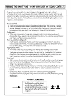 Vorschau - Merkblätter - Finding the right tone in different social contexts / Pragmatic Competence (+ Quiz + Tasks) - Seite 1