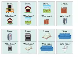 Vorschau - Spiele - "I have, who has?" zum Wortfeld Home - Seite 3
