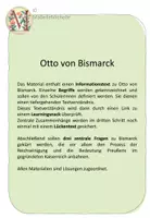 Vorschau - Arbeitsblätter - AB_Kaiserreich_2_Otto von Bismarck - Deckblatt