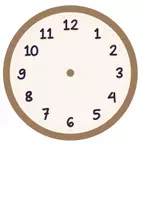 Vorschau - Präsentationen/Tafelbilder - "Telling the time" Tafelmaterial - Seite 1