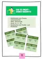 Vorschau - Spiele - Sag es nicht! Erklärspiel Arbeitsmärkte - Deckblatt