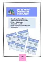 Vorschau - Spiele - Sag es nicht! Erklärspiel ökonomische Grundlagen - Deckblatt