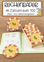 Vorschau - Anderer Materialtyp - Rechenräder KLETT im Zahlenraum 100 (Mal- und Geteiltaufgaben) - Deckblatt